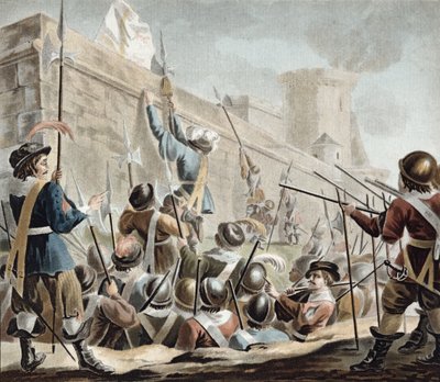 Attack on Boulogne-Sur-Mer by Antoine Louis Francois Sergent Marceau